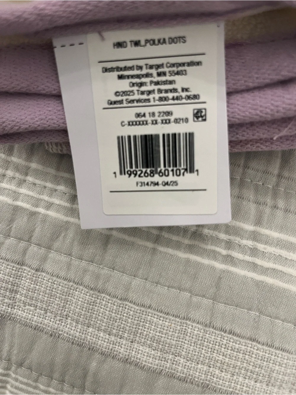 Target Colorful Polka Dot Hand Towels 2 Sets Included